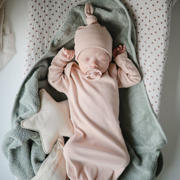Mushie Organic Cotton Baby Hooded Towel Hooded for Babies and Toddlers