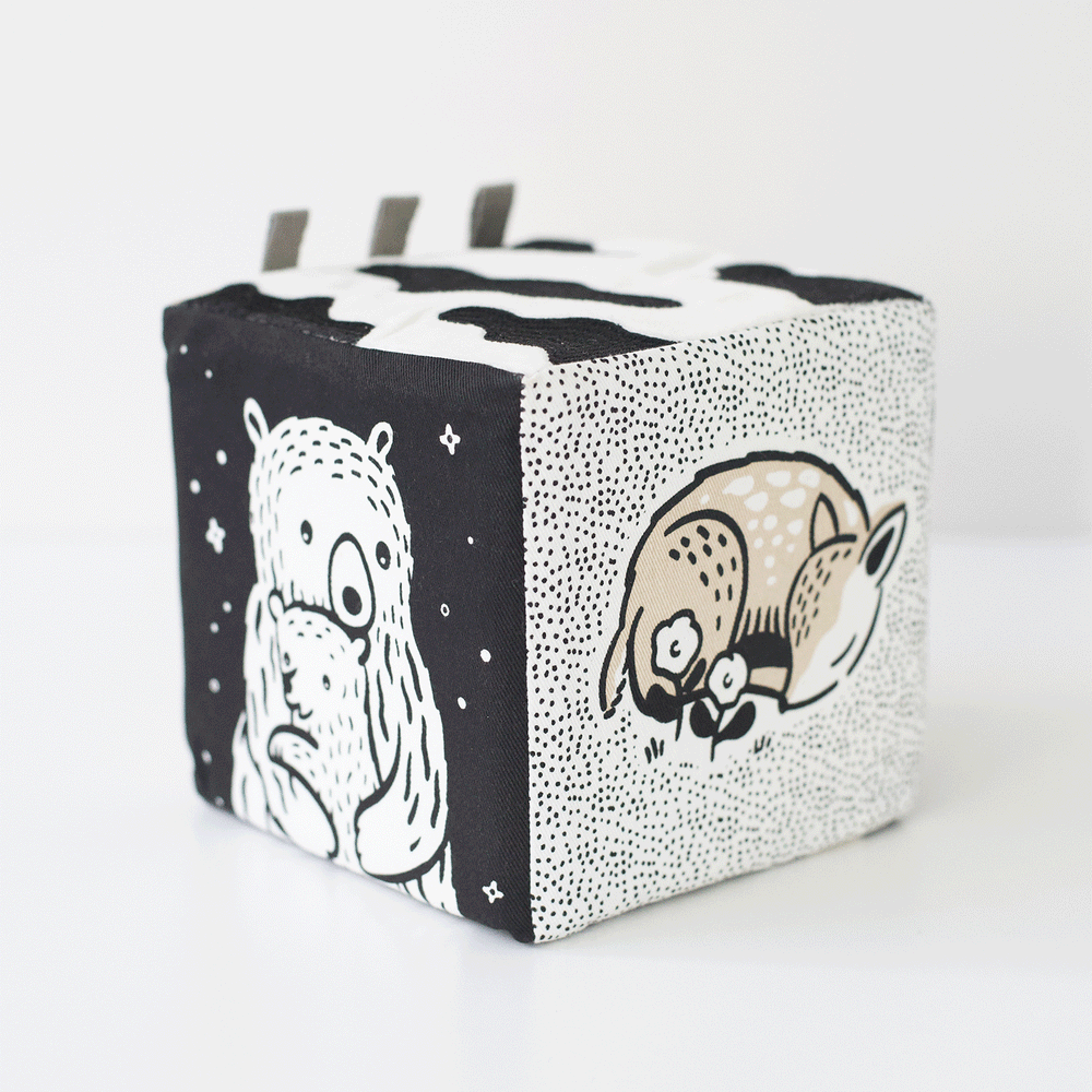 Soft Block - Baby Animals: Colorful, plush blocks featuring adorable animal designs for safe, fun playtime.