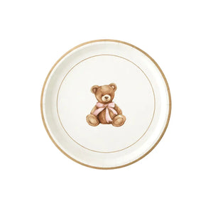 Baby Bear Plush Pink Baby Shower Dessert, 12pcs