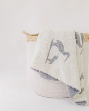 Heron Harmony Baby Blanket