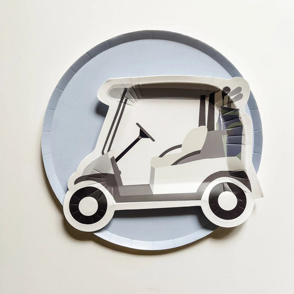Baby Blue Paper Party Plate (12pcs)