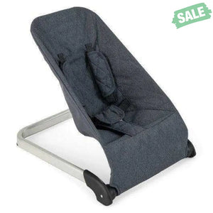 Baby Bouncer Seat with Aluminum and Metal Frame-Light Gray Light Gray Baby Bouncer & Rocker