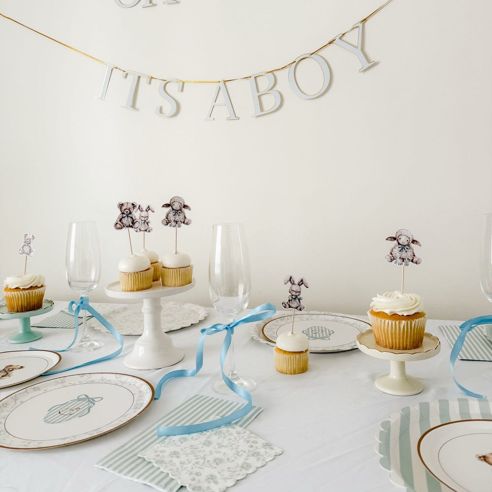 Baby Boy Cupcake Toppers