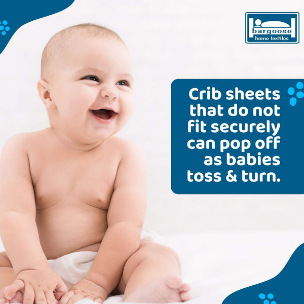 Baby Crib Fitted Saftey® Sheets