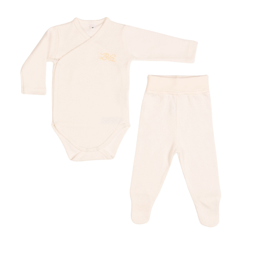 Bebe Sweeny Essentials | Girls Pink & Ivory Leggings Set (4) - MOOGCO Baby