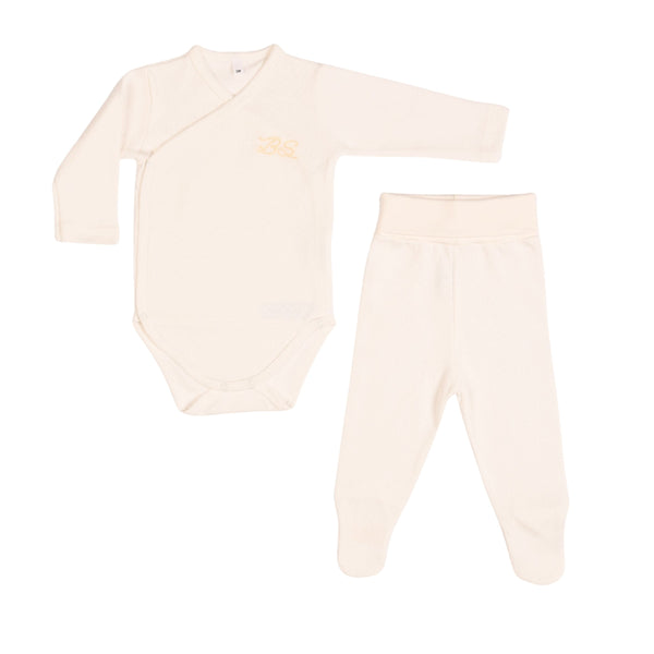 Bebe Sweeny Essentials | Girls Pink & Ivory Leggings Set (4)