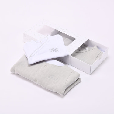 Bebe Sweeny Essentials | Boys Grey Cardigan & Leggings Set (5) - MOOGCO Baby