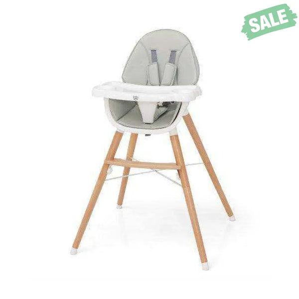Baby High Chair with Dishwasher Safe Tray-Beige Beige High Chairs