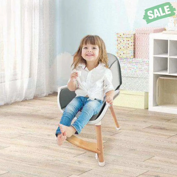 Baby High Chair with Dishwasher Safe Tray-Beige Beige High Chairs