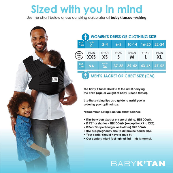 Baby K'tan Breeze Baby Carrier | Black