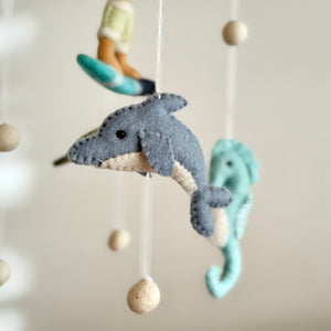 Baby Mobile - Surfer Boy & Ocean Creatures