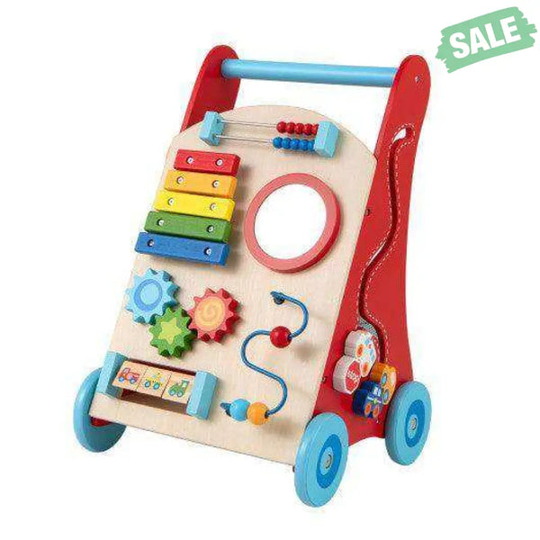 Baby Push Walker with Handle and Wheels for Boys & Girls 3+ Years Old-Muticolor Baby Walkers