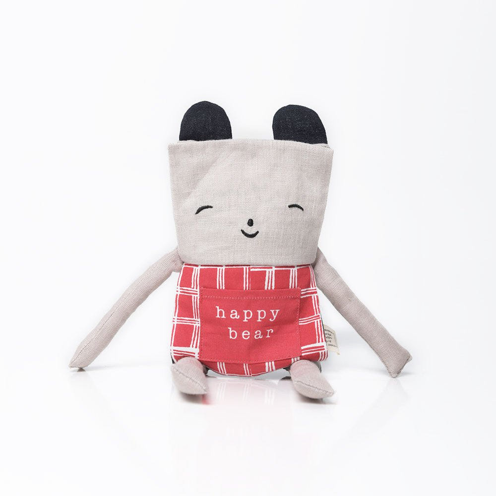 Organic Bear Flippy Friend: Soft, cuddly toy for babies, promoting comfort and playtime fun.