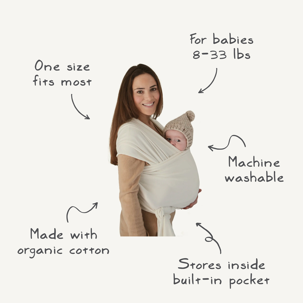 Soft and cozy baby wrap for comfortable carrying and bonding with your little one. Perfect for parents on the go.