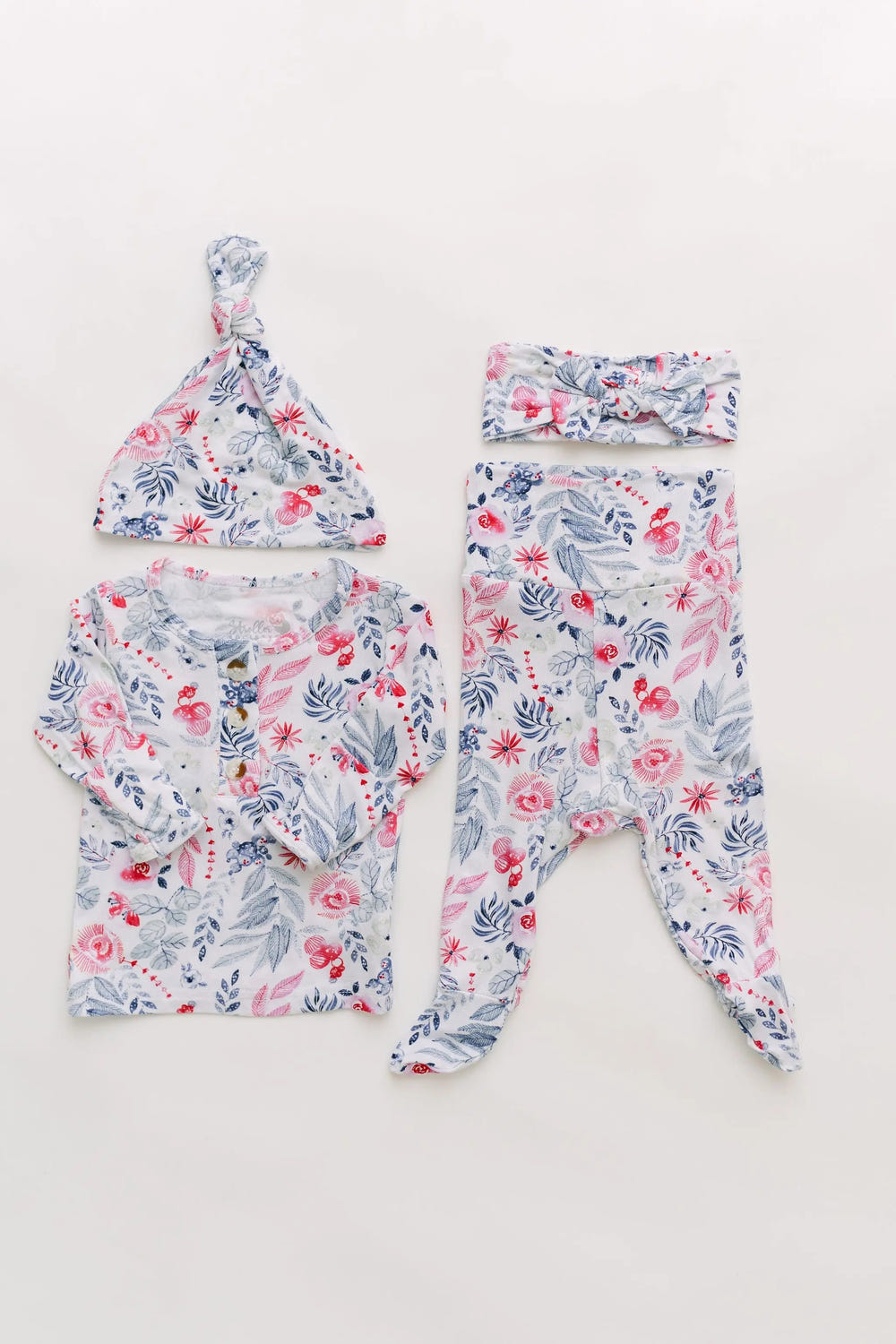 Newborn Outfit, Baby Outfit, Baby Girl Coming Home Outfit - Bloom - MOOGCO Baby