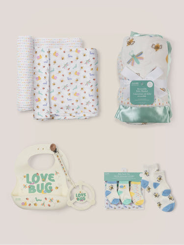 Everyday Essentials Baby Bundle - Love Bug, featuring must-have items for your little one. Perfect for new parents!