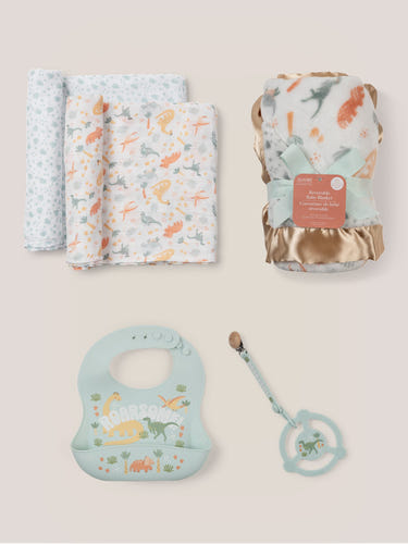 Everyday Baby Basics Bundle - Roarsome: essential baby items for comfort and style in a fun, playful design.