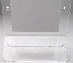 LELLOBABY™ - Acrylic Picture Frame Double Clear (For 4" x 6" Vertical Photos)
