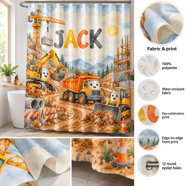 Fabric details: 100% polyester, water-resistant, dye-sublimation print, 12 round eyelet holes