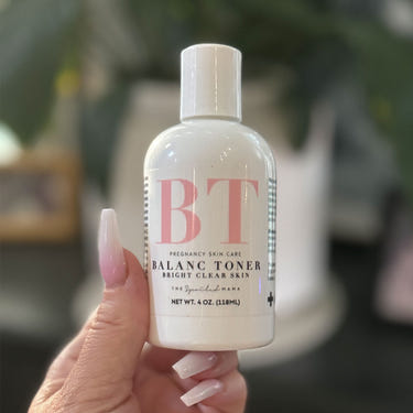 BalanC Toner for bright, clear skin; pregnancy-safe acne treatment for expecting mothers.