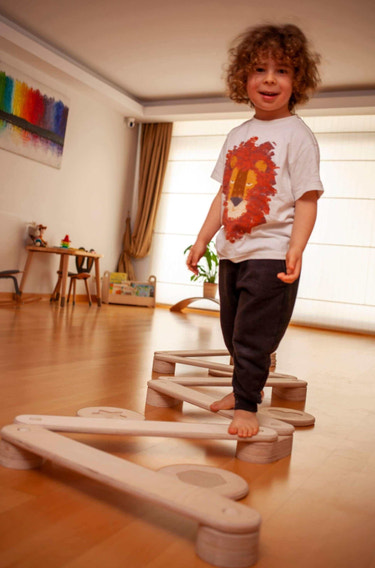 Montessori Balance Beam and Stepping Stones Set - MOOGCO Baby