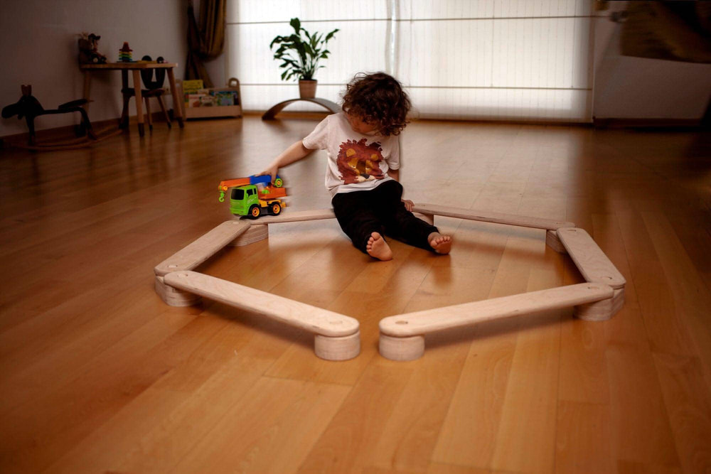 Montessori Balance Beam and Stepping Stones Set - MOOGCO Baby