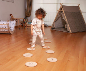 Montessori Balance Beam and Stepping Stones Set