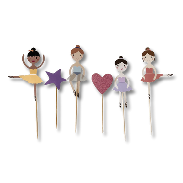 Ballet Cupcake Toppers (8pcs)