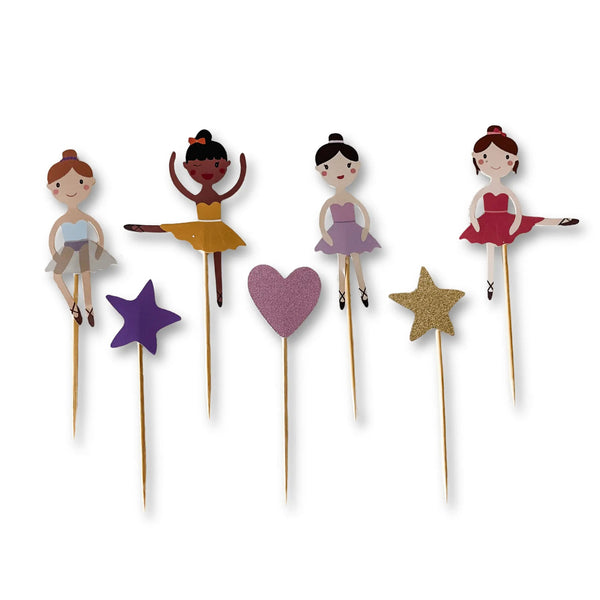 Ballet Cupcake Toppers (8pcs)