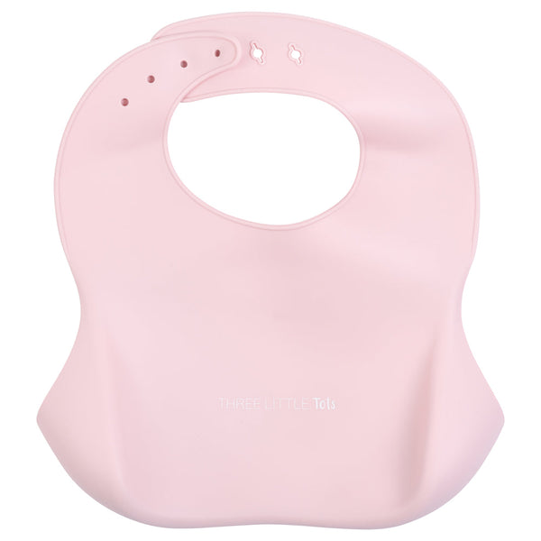 Ballet Pink Silicone Bib