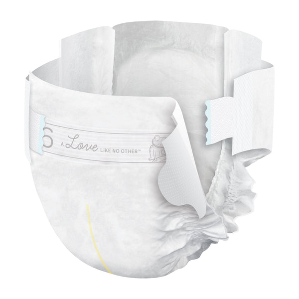 Bambo Nature Dream Eco-Friendly Baby Diapers Size 6, angle view showcasing soft, sustainable design for babies.