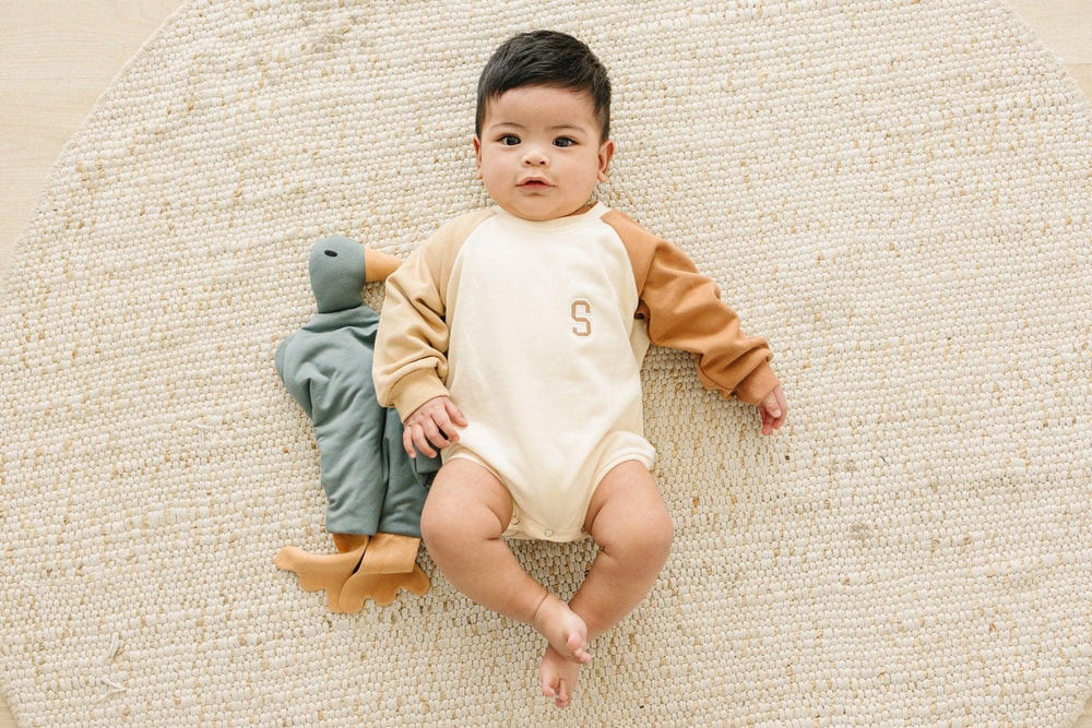 Bamboo Duck Lovey - XL Plush, soft and cuddly baby comfort toy for soothing and snuggling.