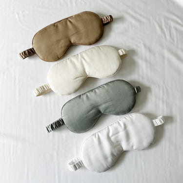 Cooling bamboo sleep mask for babies, perfect for restful sleep and comfort.