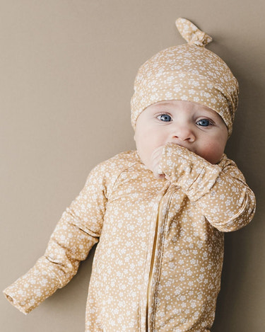 Bamboo Knot Hat | Neutral Garden - MOOGCO Baby
