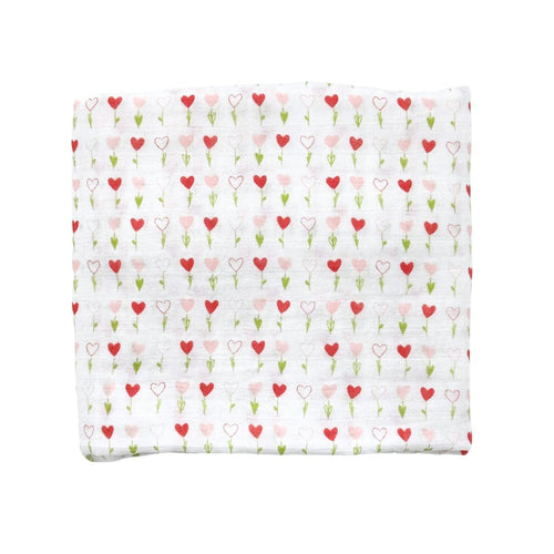 Bamboo Muslin Swaddle Blanket in Baby Ballers design, perfect for cozy and stylish baby swaddling.