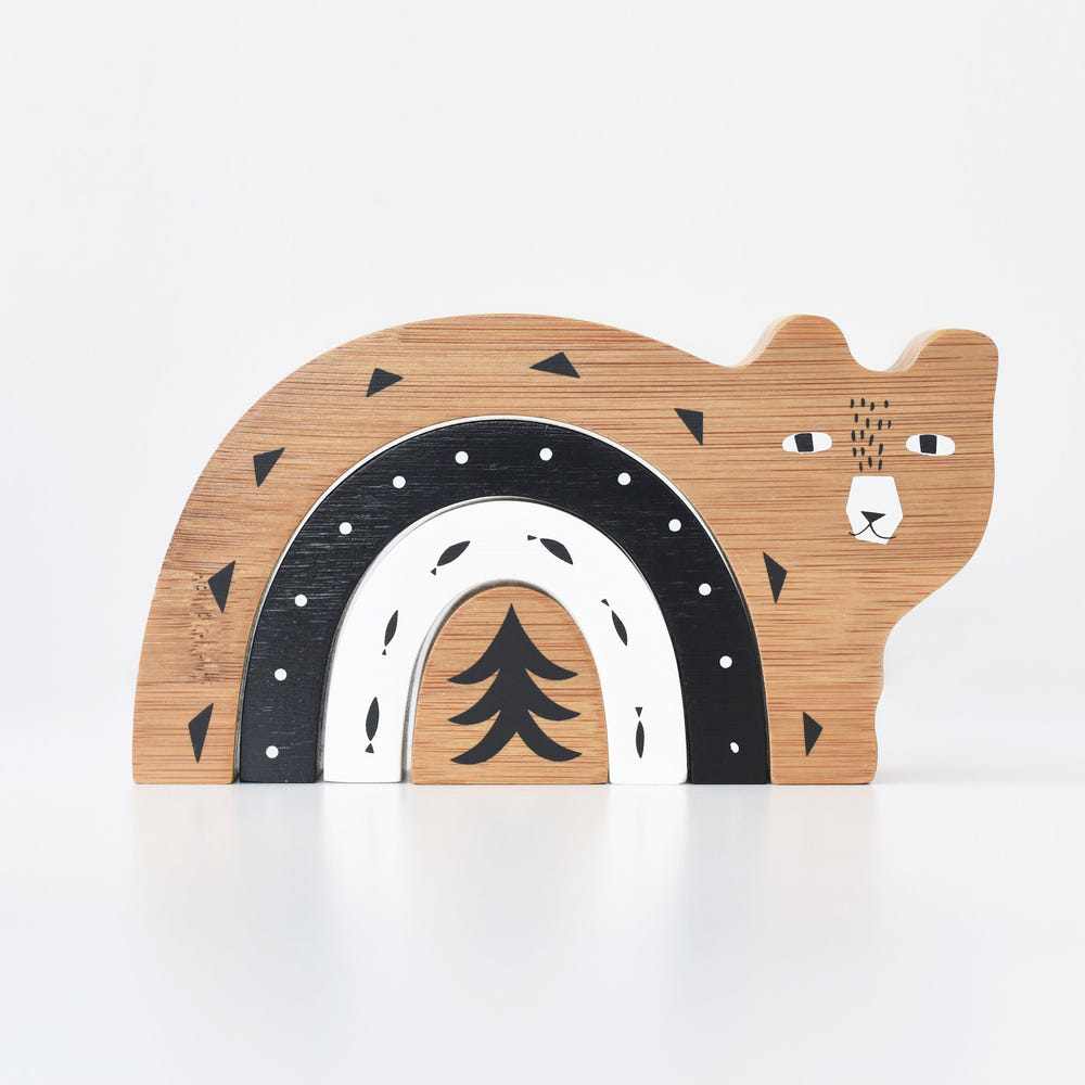 Woodland Builder Bundle gift set for babies featuring soft toys and accessories in a charming woodland theme.