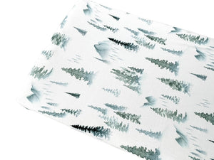 Green Forest Bamboo Changing Pad Cover