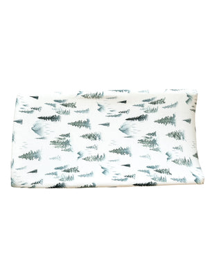 Green Forest Bamboo Changing Pad Cover