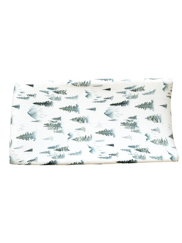 Green Forest Bamboo Changing Pad Cover