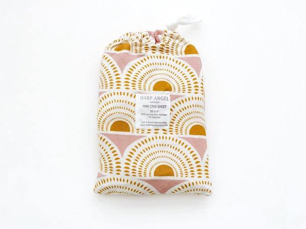 Vintage Sunshine Bamboo Changing Pad Cover