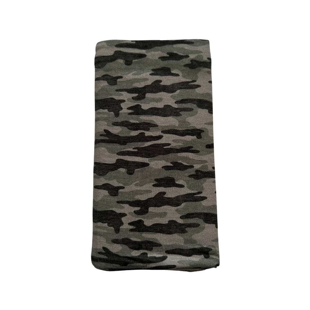 Camo Bamboo Baby Swaddle Blanket – Soft Stretch Newborn Swaddle
