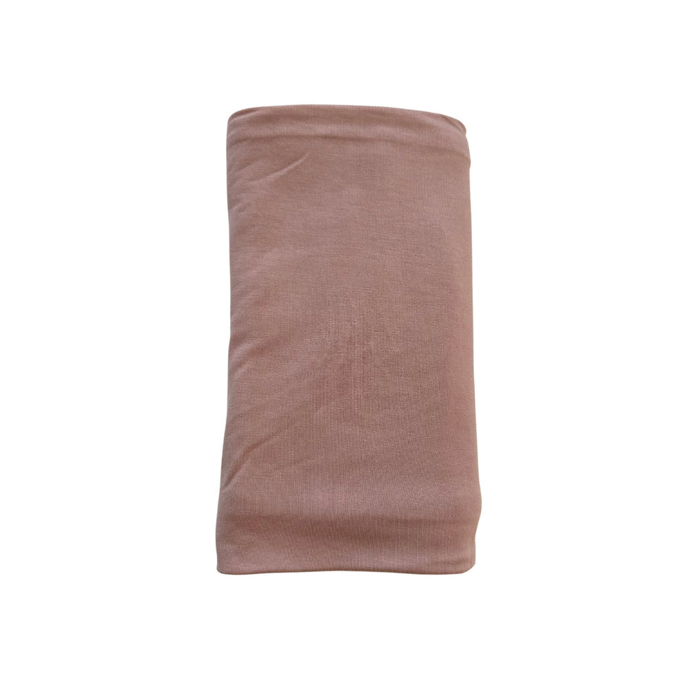 Dusty Pink Bamboo Stretch Swaddle Blanket