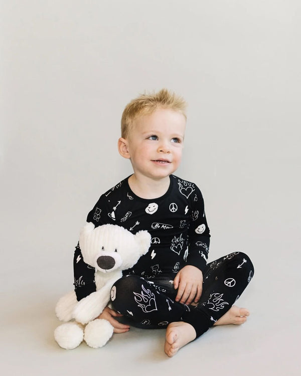 Bamboo Two Piece Set | Be Mine - MOOGCO Baby