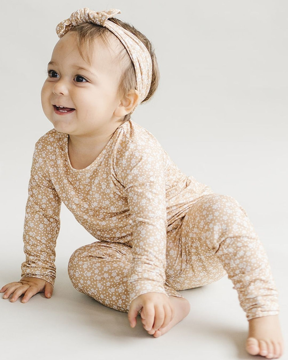 Bamboo Two Piece Set | Neutral Garden - MOOGCO Baby
