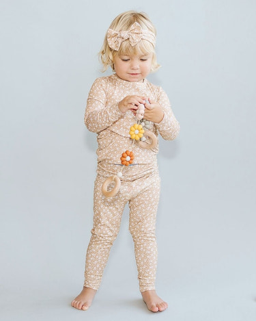 Bamboo Two Piece Set | Neutral Garden - MOOGCO Baby