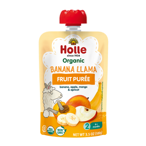 Holle Organic Banana Llama - Fruit Purée Pouches
