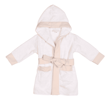 CHELY | Girls Personalised Lace Trim Bathrobe - MOOGCO Baby