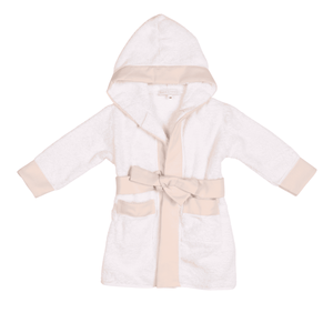 CHELY | Girls Personalised Lace Trim Bathrobe - MOOGCO Baby