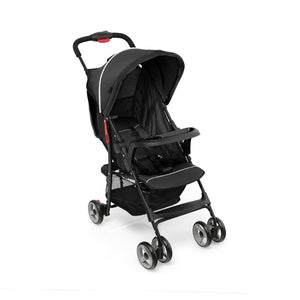 Toddler travel stroller for airplane with canopy, adjustable backrest, perfect for sleep and comfort on the go.