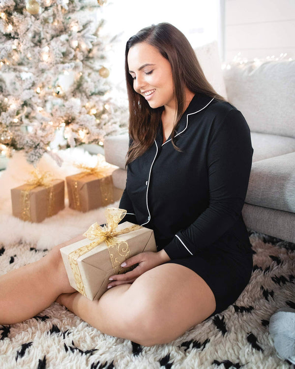 Bamboo Long-Sleeve Postpartum Sleep Shirt